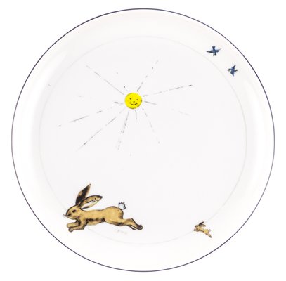 Yellow Porcelain Collection Plate from Litolff, 1946-VLO-963027