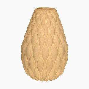 Yellow Stoneware Vase by Anders Børgesen-MTD-1399803