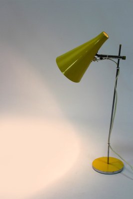 Yellow Table Lamp attributed to Josef Hurka for Lidokov, 1970s-WVS-1726276