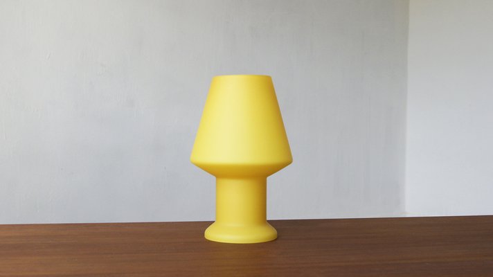 Yellow Table Lamp from Vetri Murano, 1970s-UMB-1366539