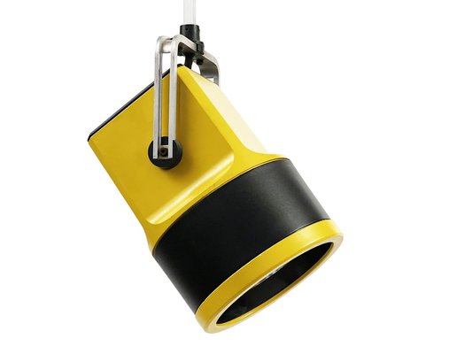 Yellow Unispot Spotlight by Bent Boysen for Louis Poulsen, Denmark, 1970s-EPE-1812956