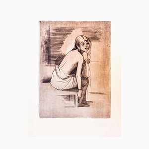 Young Model - Original Etching by Theodore Stravinsky - 1932 1932-ZCI-758861