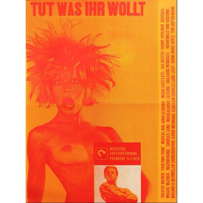 Your Own Thing Do What You Want, German Posters, Rock Musical Hal Hester, 1970s-DEK-932514