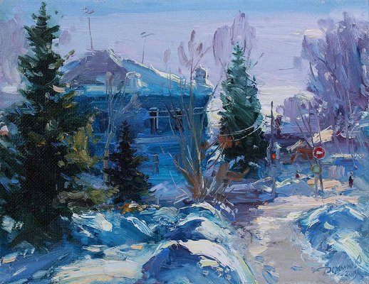 Yuriy Demiyanov, Neige Petillante, 2019, Oil on Canvas-CHG-916301