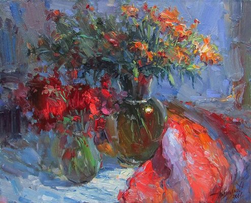 Yuriy Demiyanov, Still Life, 2019, Oil on Canvas-CHG-916426