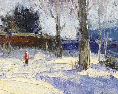 Yuriy Demiyanov, Sun in the Snow, 2023, Oil on Canvas-CHG-2030789