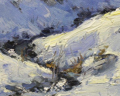 Yuriy Demiyanov, Sun in the Snow, 2023, Oil on Canvas-CHG-2030789