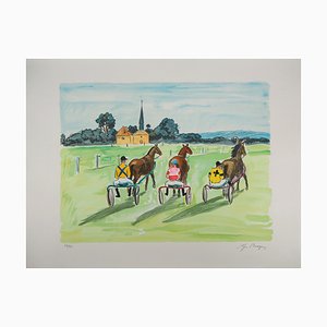 Yves Brayer, Les Trotteurs, 1973, Lithograph-KHH-1243690