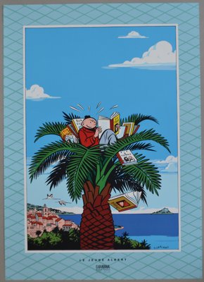 Yves Chaland, Le Jeune Albert en vacances, 1992, Screen Printing-KHH-1201094