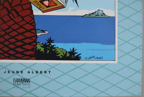 Yves Chaland, Le Jeune Albert en vacances, 1992, Screen Printing-KHH-1201094