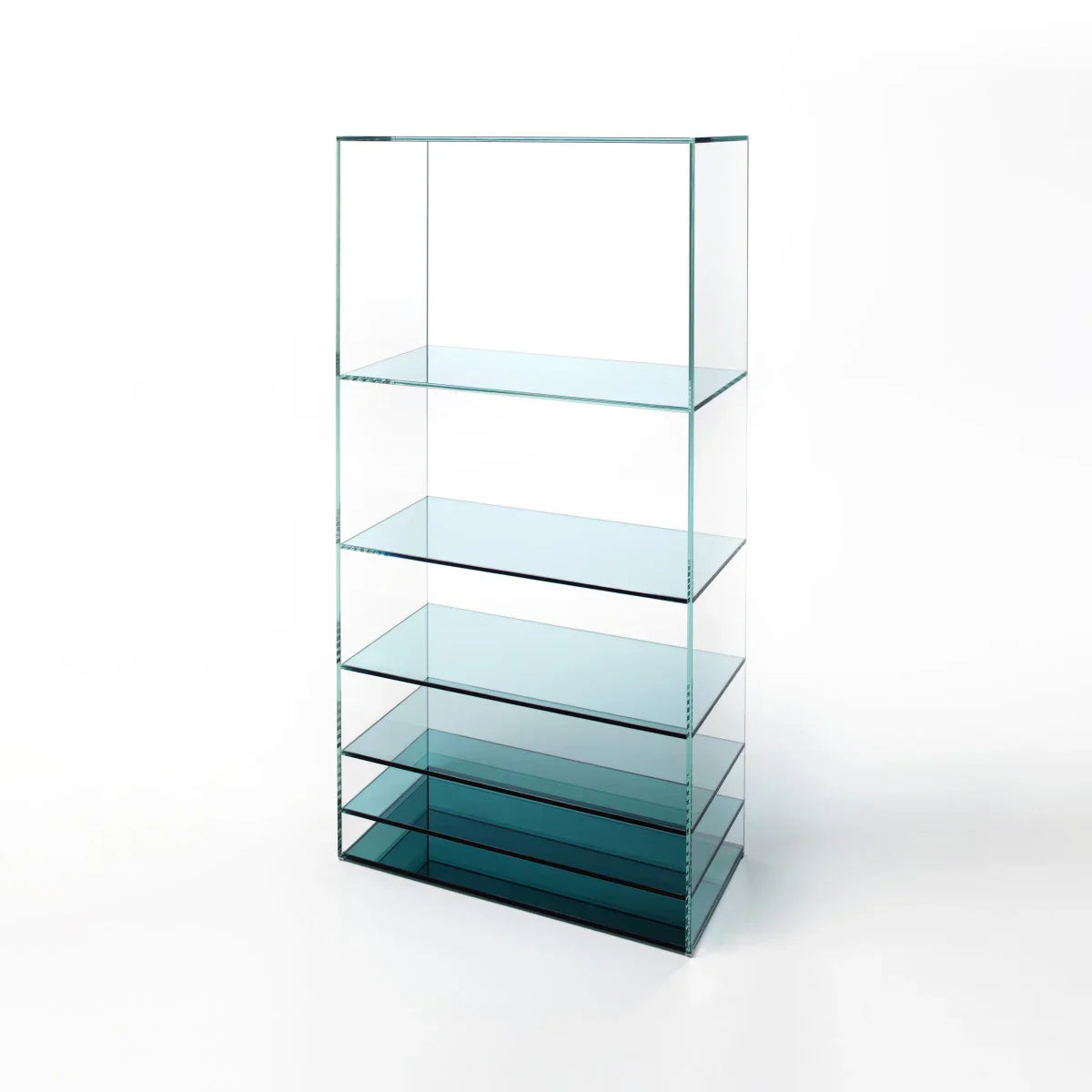 Deep Sea - Open Crystal Bookcase by Glas Italia #blue