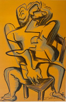 Zadkine, Les travaux d’Hercule, 1960, Lithograph-RJQ-1431788