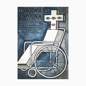 Zbrodnia Jest Offset Poster by Jerzy Flisak, 1973-ZCI-1441708