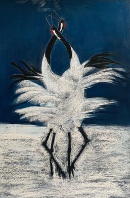 Zdenka Palkovic, Dancing, 2021, Pastel on Paper, Framed-CHG-1300736