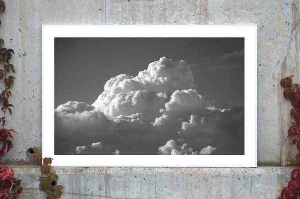 Zen Cloud Skyscape in Black and White, Limited Edition Giclée Print, 2021-RWC-984022