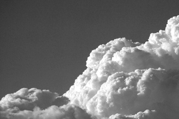 Zen Cloud Skyscape in Black and White, Limited Edition Giclée Print, 2021-RWC-984022