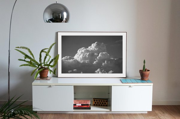 Zen Cloud Skyscape in Black and White, Limited Edition Giclée Print, 2021-RWC-984022