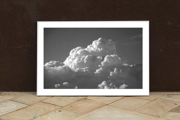 Zen Cloud Skyscape in Black and White, Limited Edition Giclée Print, 2021-RWC-984022