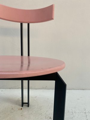 Zeta Pink Dining Chairs by Harvink, 1980s, Set of 4-QVY-1747252