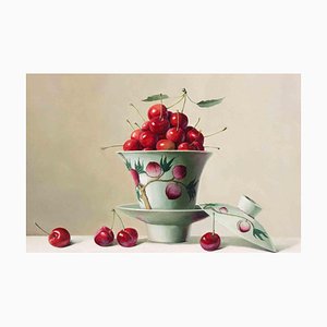 Zhang Wei Guang, Cherries on Table, Oil Painting, 2007-ZCI-1423418