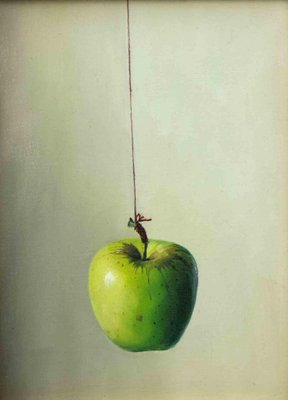 Zhang Wei Guang, Green Apple, Oil Painting, 2005-ZCI-1769995