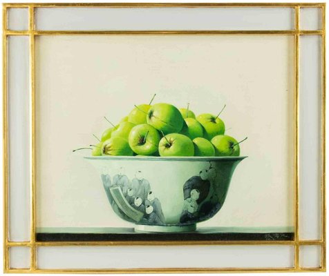 Zhang Wei Guang, Green Apples, Oil Painting, 2000s-ZCI-1769894