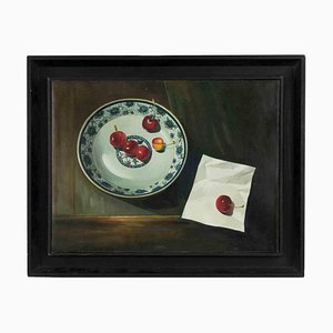 Zhang Wei Guang, Still Life with Cherries, Oil Painting, 2000s-ZCI-1769890