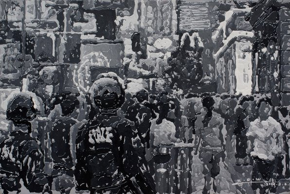 Zhao De-Wei, Night Market March, 2012, Oil on Canvas-CHG-1058355