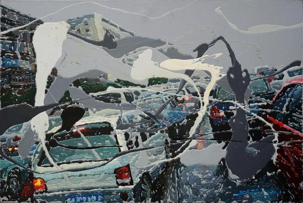 Zhao De-Wei, Urban Landscape Series, On the Road, 2013, Acrylic on Canvas-CHG-1058354