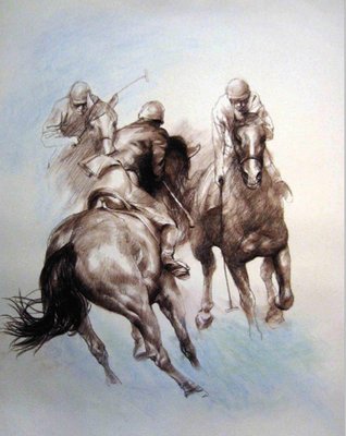 Zhou Zhiwei, Equestrian, Lithograph, 2008-ZCI-963530