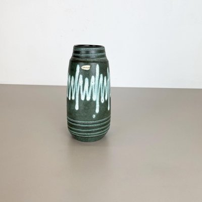 Zig Zag Pottery Fat Lava Vase by Scheurich, Germany, 1970s-QZ-1101356