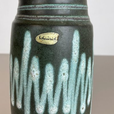 Zig Zag Pottery Fat Lava Vase by Scheurich, Germany, 1970s-QZ-1101356