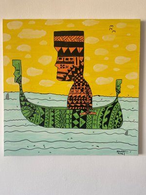 Ziv Lahat, Wild Voyage to Paradise, 2019, Mixed Media on Canvas-CHG-2030251