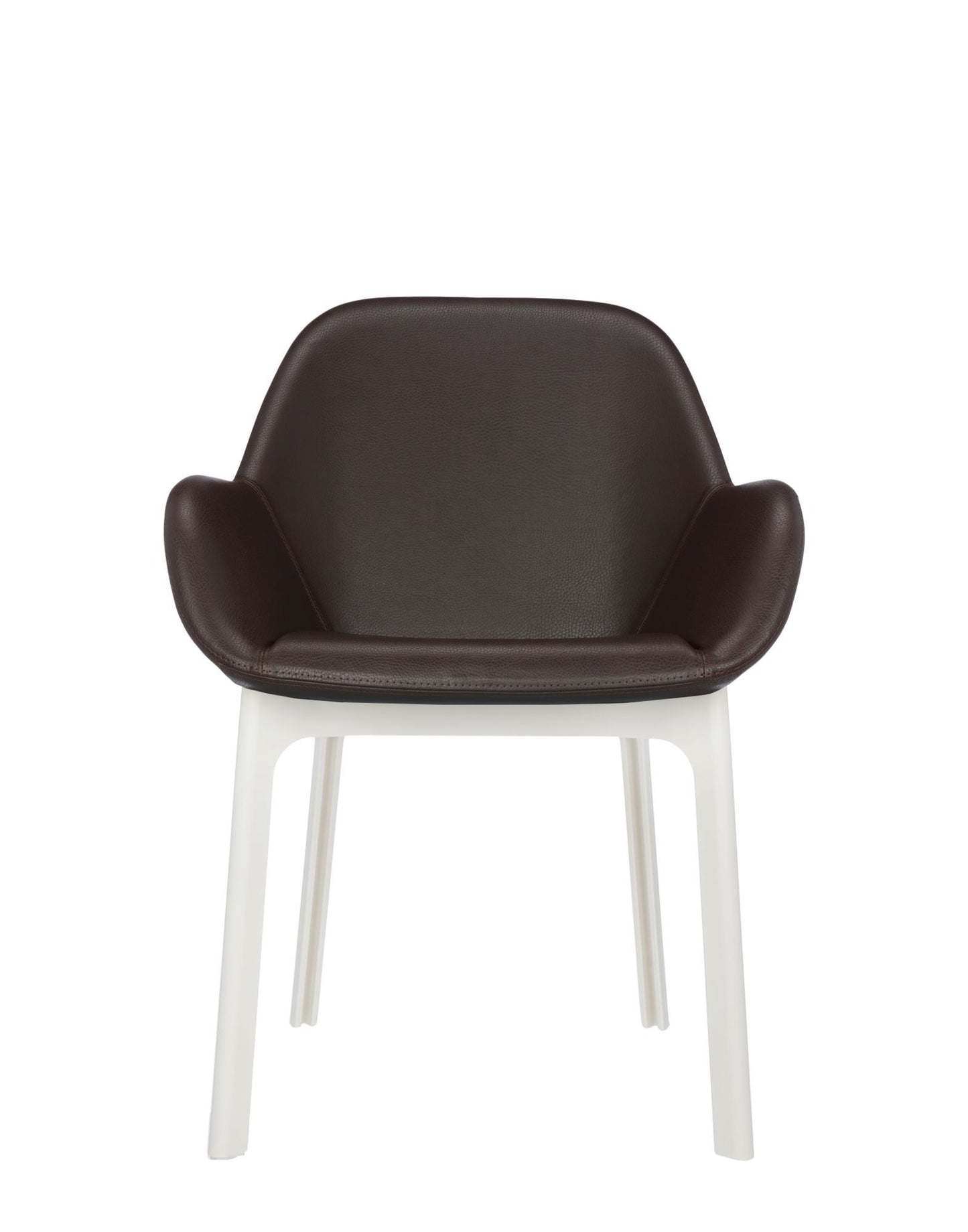 Clap Armchair by Kartell #PVC/BRICK RED/WHITE