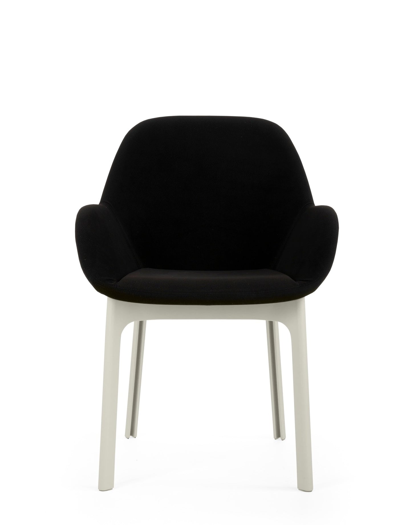 Clap Armchair by Kartell #AQUACLEAN/BLACK/WHITE