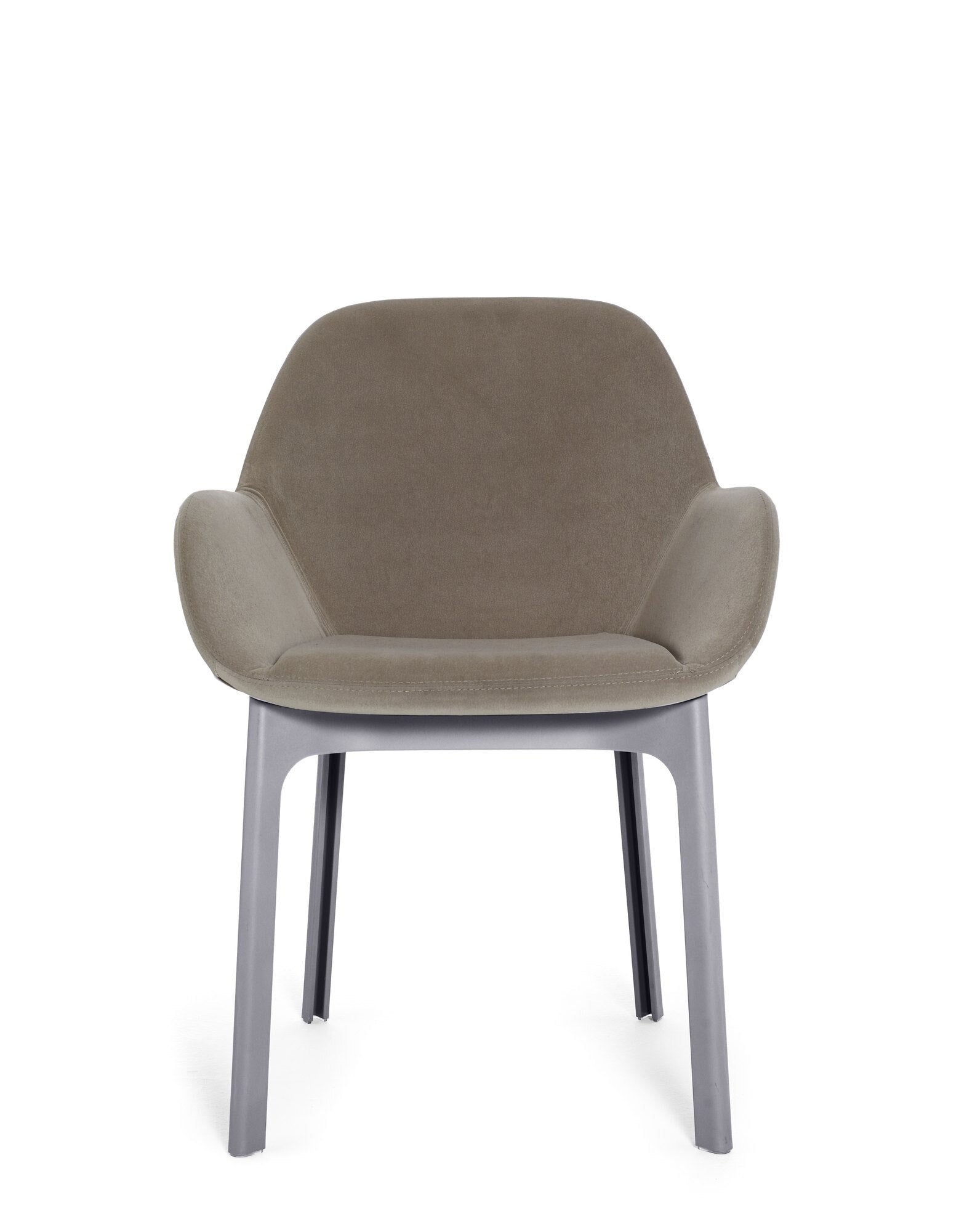 Clap Armchair by Kartell #AQUACLEAN/ECRU/GREY