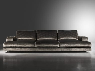 XAVIER - Sectional 4 seater fabric sofa by Visionnaire