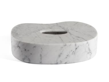 ANIMA - Countertop marble hand towel dispenser by Salvatori
