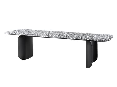 BARRY - Rectangular marble table by Miniforms