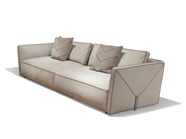 BASTIAN - 3 seater leather sofa by Visionnaire