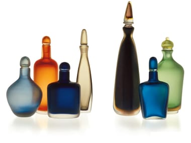 BOTTIGLIE INCISE - Blown glass bottle by Venini