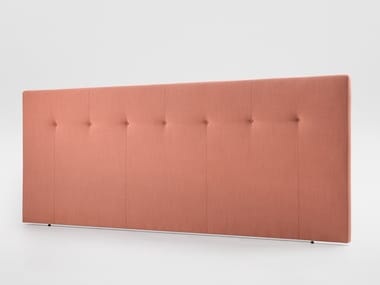 BUTTON PANEL - Tufted upholstered fabric headboard for double bed by Zeitraum
