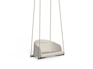 CLEOSOFT-WOOD - Fabric garden hanging chair by Talenti