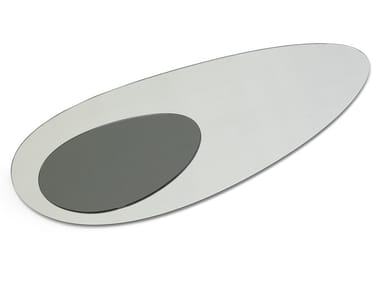 CLOUDS - Oval wall-mounted mirror by Natuzzi Italia