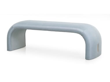ECLIPSE - Upholstered fabric bench by Turri