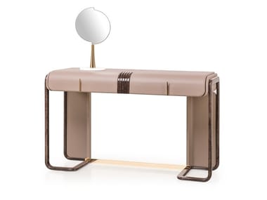 ECLIPSE - Leather dressing table by Turri