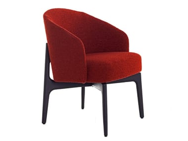 EGADI 04 - Upholstered fabric easy chair with armrests by Very Wood