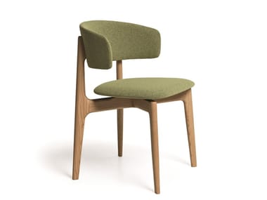 EGADI 21 - Upholstered open back fabric chair by Very Wood