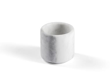 ELLIPSE - Marble candle holder by Salvatori