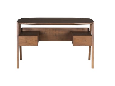 EUGENIO - Cherry wood secretary desk by Morelato